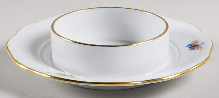 Rothschild Bird (RO) Round Butter No Lid by Herend-1