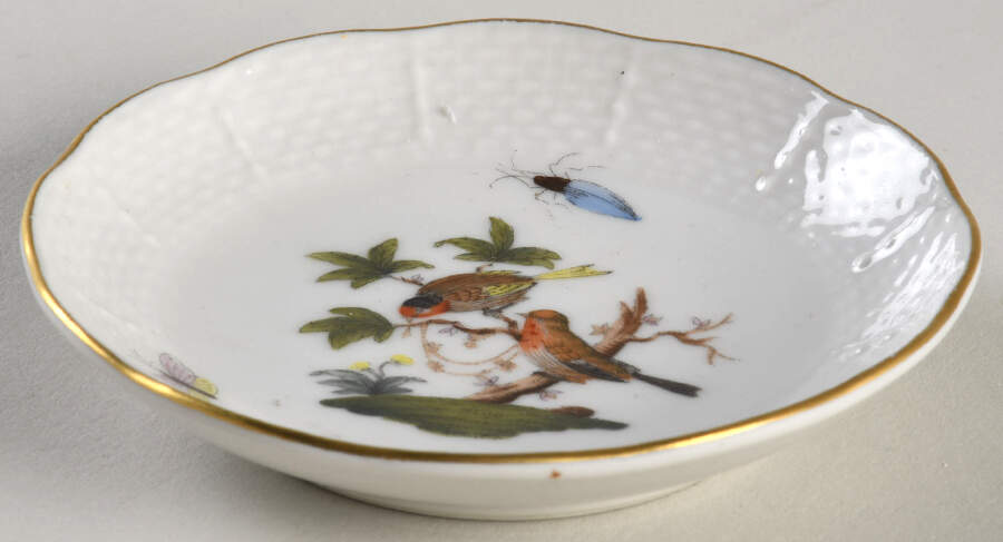 Rothschild Bird (RO) 3" Ashtray by Herend-1