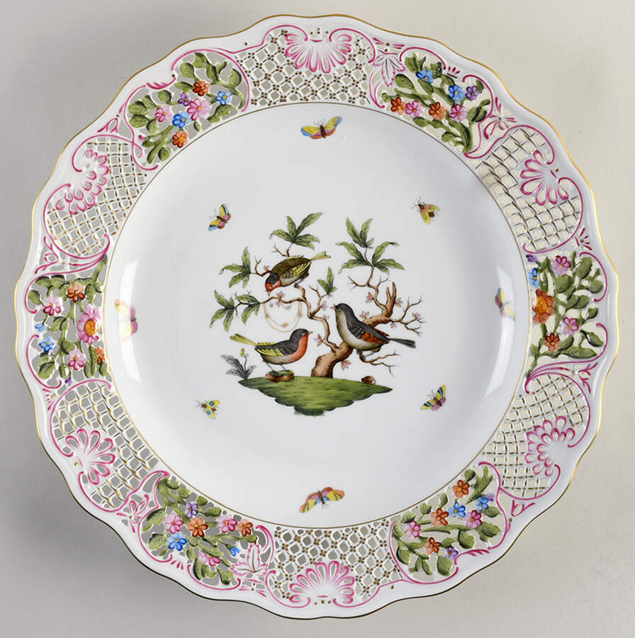 Rothschild Bird (RO) Utility Tray by Herend-1