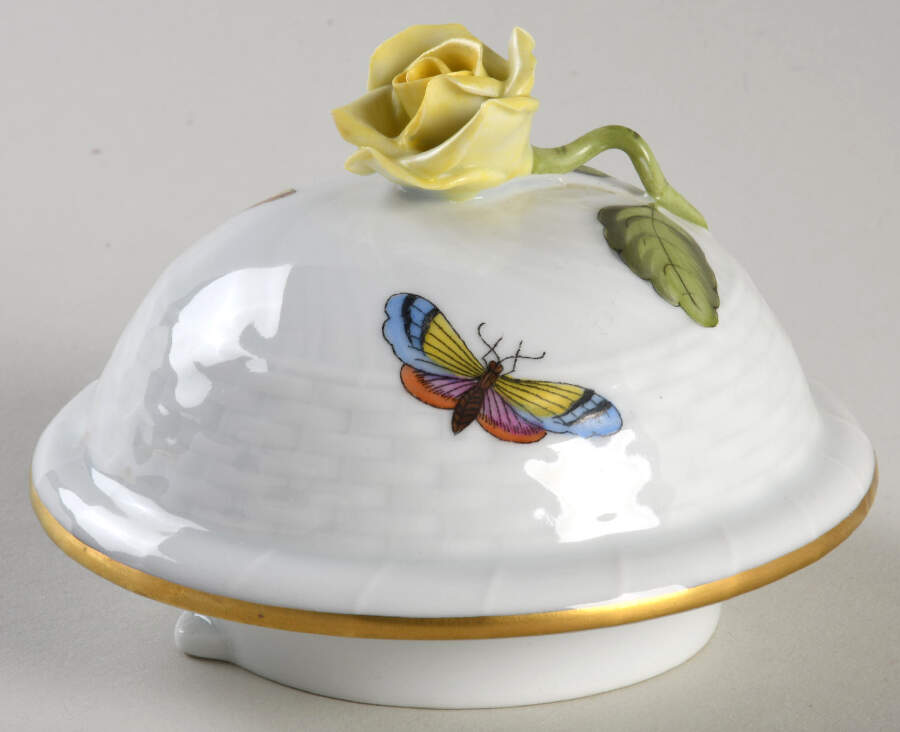 Rothschild Bird (RO) Lid for Coffee Pot by Herend-1