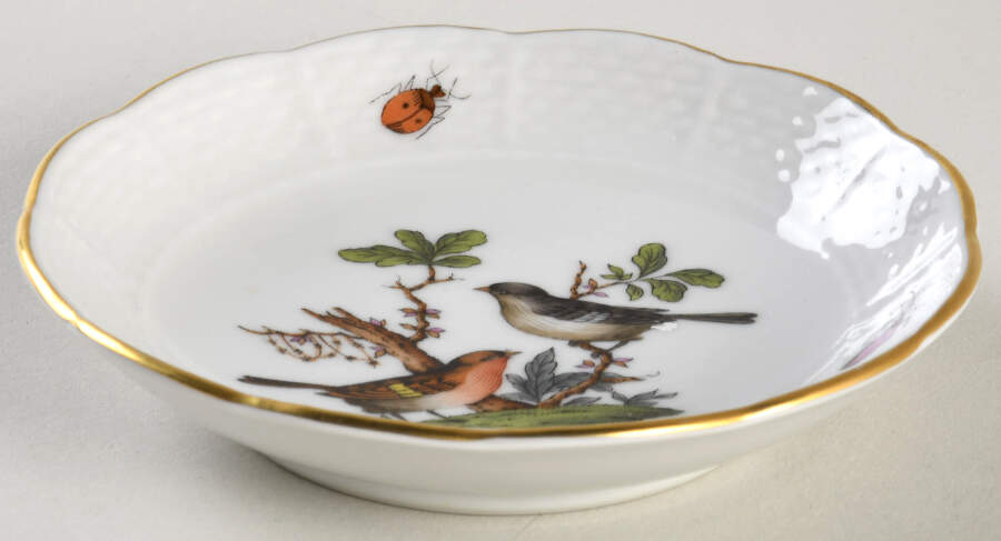Rothschild Bird (RO) 4" Ashtray by Herend-1