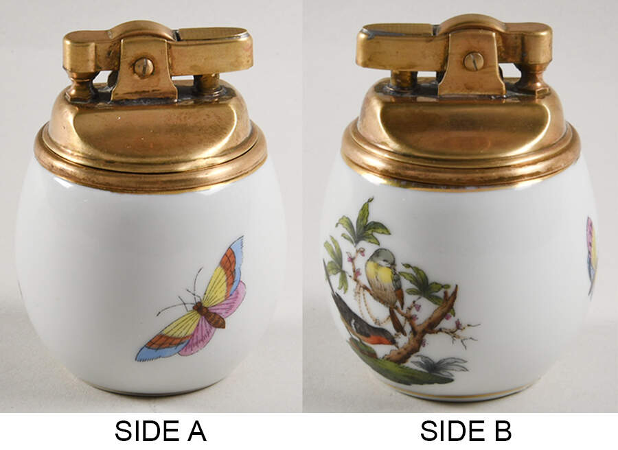 Rothschild Bird (RO) Cigarette Lighter by Herend-1