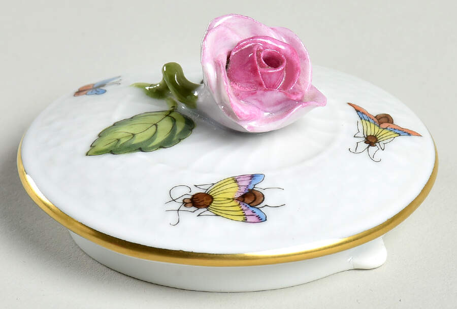 Rothschild Bird (RO) Lid for Teapot by Herend-1