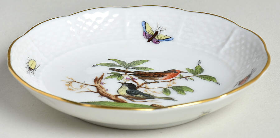 Rothschild Bird (RO) 4" Ashtray by Herend-1