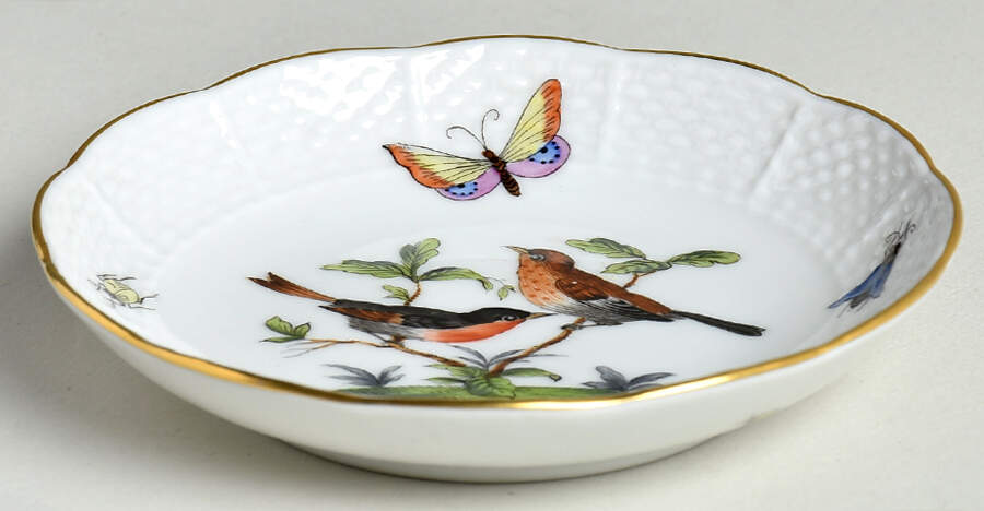 Rothschild Bird (RO) 4" Ashtray by Herend-1