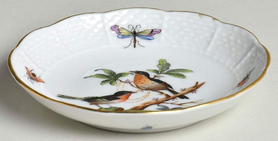 Rothschild Bird (RO) 4" Ashtray by Herend-1