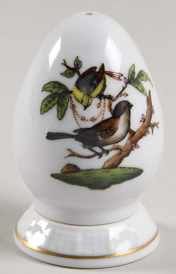 Rothschild Bird (RO) Salt Cellar by Herend-1