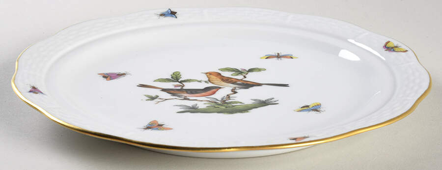 Rothschild Bird (RO) Muffin Dish No Lid by Herend-1