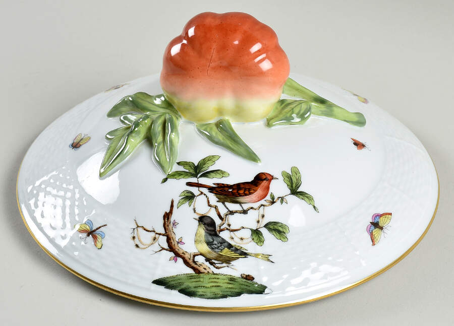Rothschild Bird (RO) Lid for Round Tureen by Herend-1