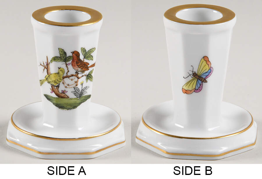 Rothschild Bird (RO) 2" Candlestick by Herend-1