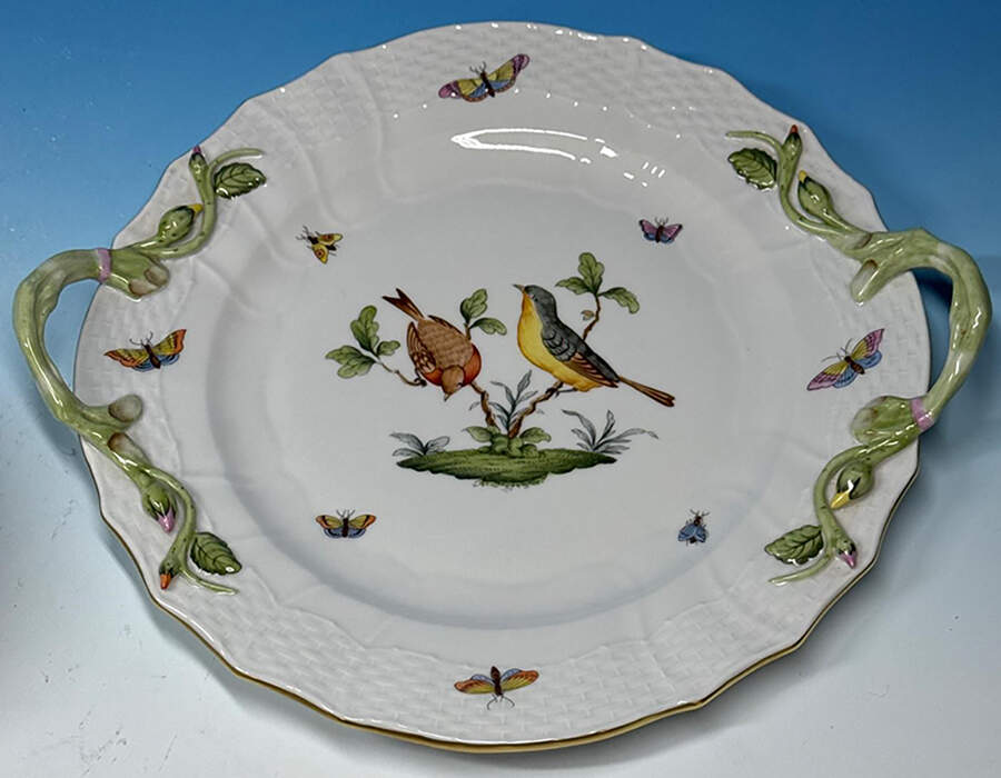 Rothschild Bird (RO) 12" Chop Plate (Round Platter) by Herend-1