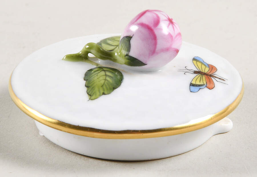 Rothschild Bird (RO) Lid for Mini Teapot by Herend-1