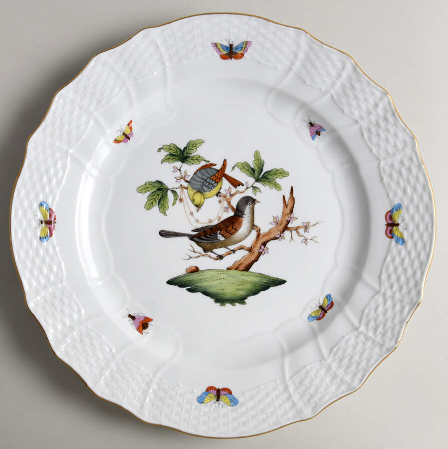 Rothschild Bird (RO) Service Plate (Charger) by Herend-1