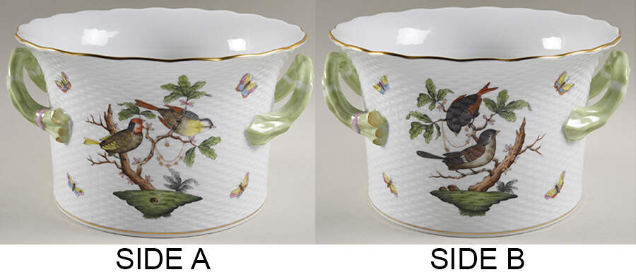 Rothschild Bird (RO) 6" Cachepot by Herend-1