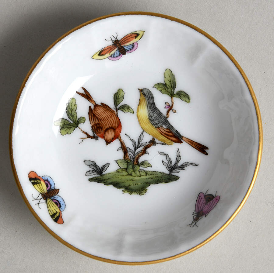 Rothschild Bird (RO) Butter Pat by Herend-1
