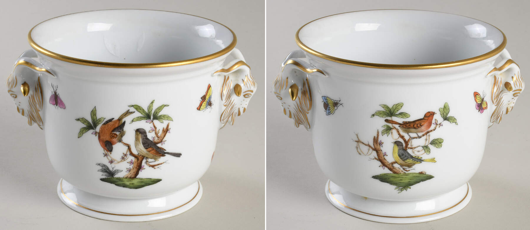 Rothschild Bird (RO) 3" Cachepot by Herend-1