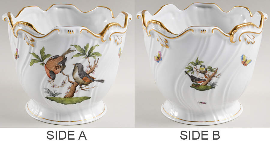 Rothschild Bird (RO) 6" Cachepot by Herend-1