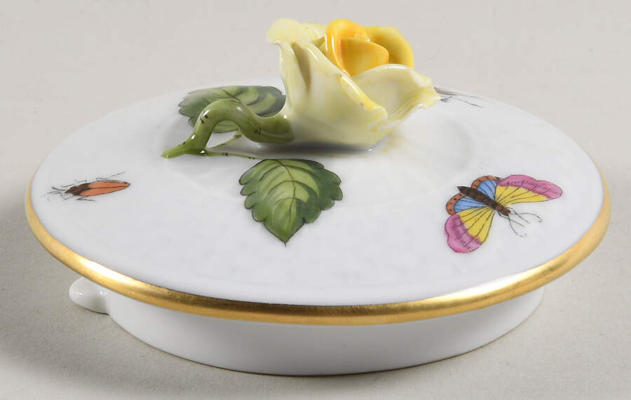Rothschild Bird (RO) Lid for Teapot by Herend-1