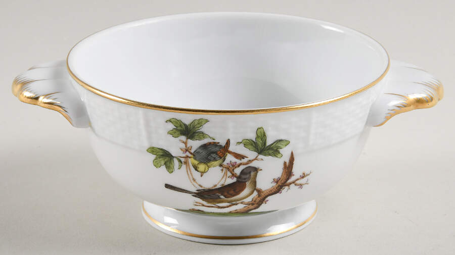 Rothschild Bird (RO) Cream Soup Bowl by Herend-1