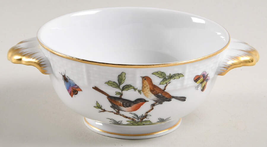 Rothschild Bird (RO) Cream Soup Bowl by Herend-1
