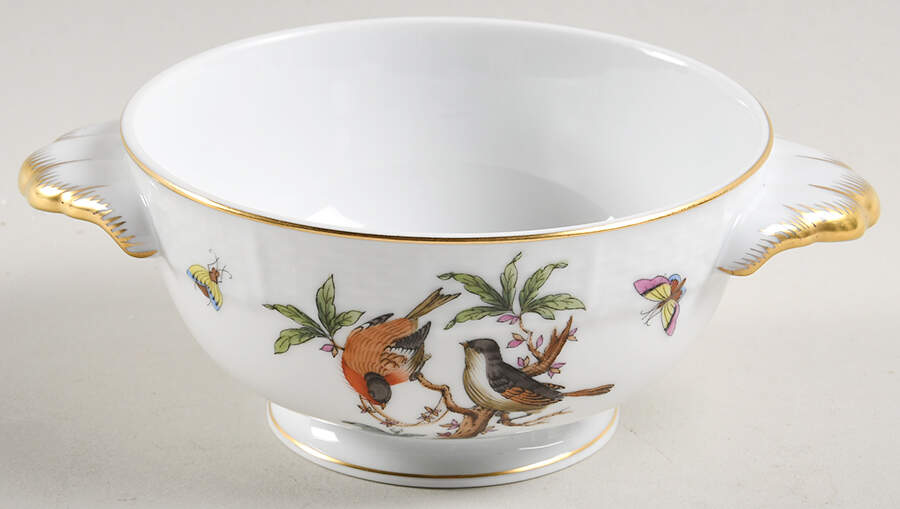 Rothschild Bird (RO) Cream Soup Bowl by Herend-1