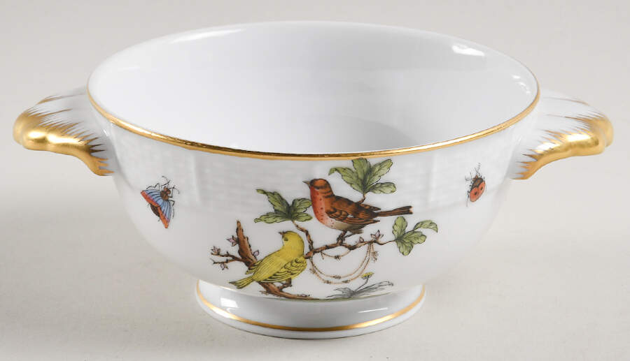 Rothschild Bird (RO) Cream Soup Bowl by Herend-1