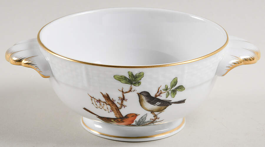 Rothschild Bird (RO) Cream Soup Bowl by Herend-1