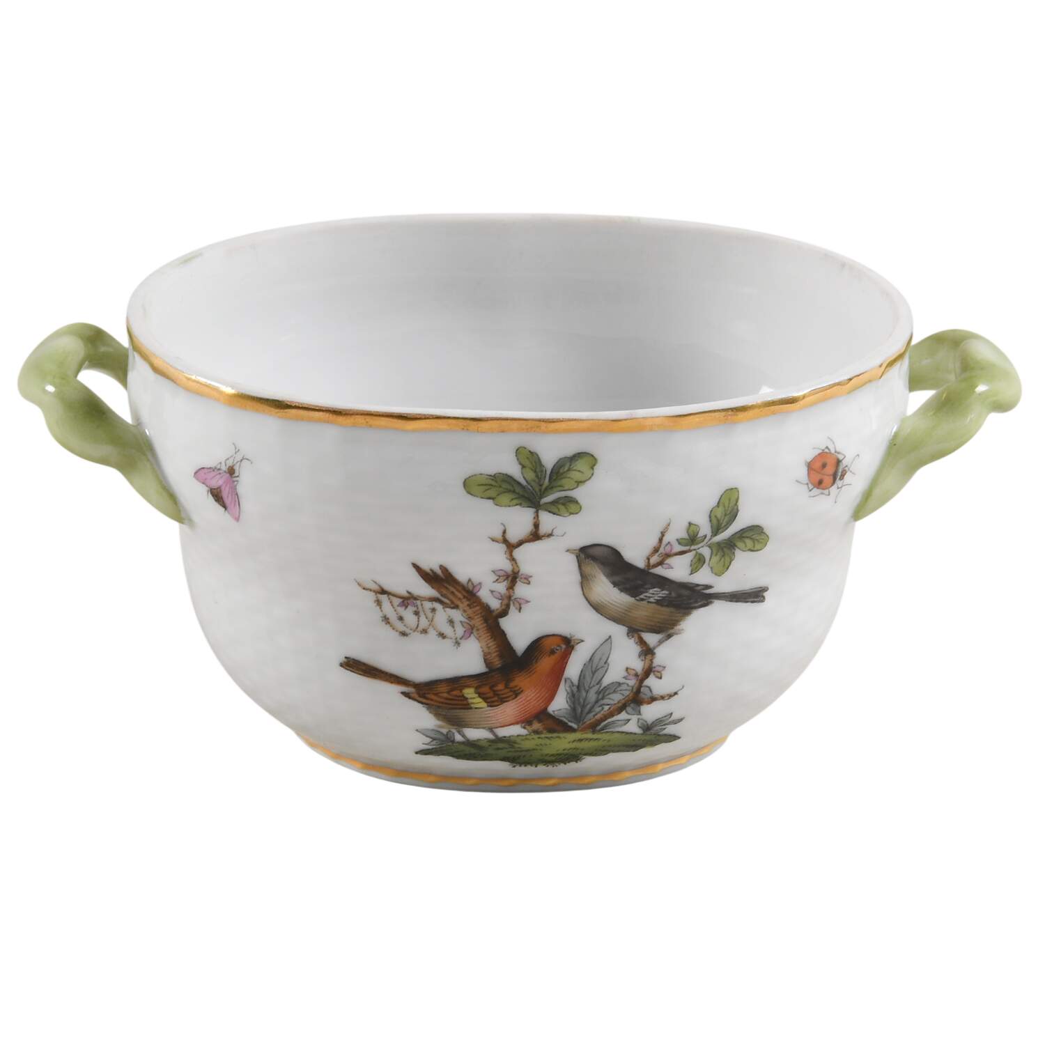 Rothschild Bird (RO) Small Candy Box No Lid by Herend-1