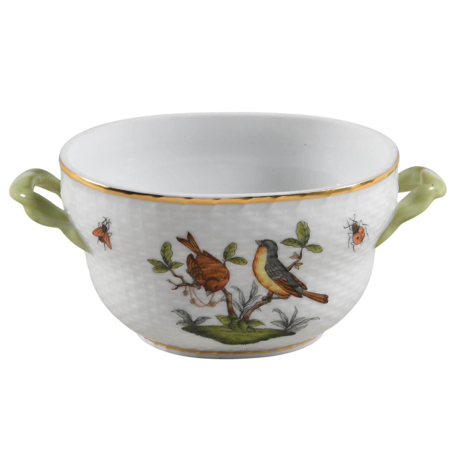 Rothschild Bird (RO) Small Candy Box, No Lid by Herend-1