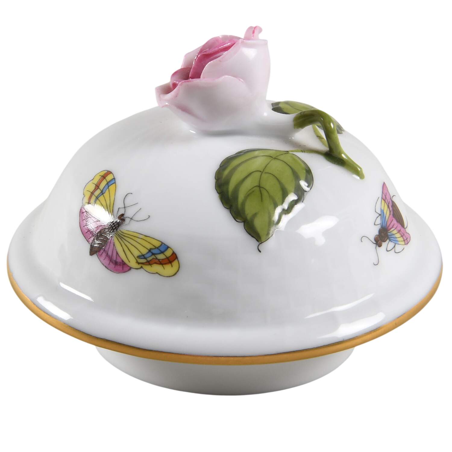 Rothschild Bird (RO) Lid for Coffee Pot by Herend-1