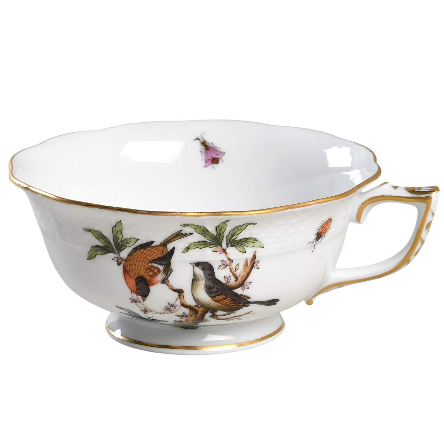 Rothschild Bird (RO) Footed Cup by Herend-1
