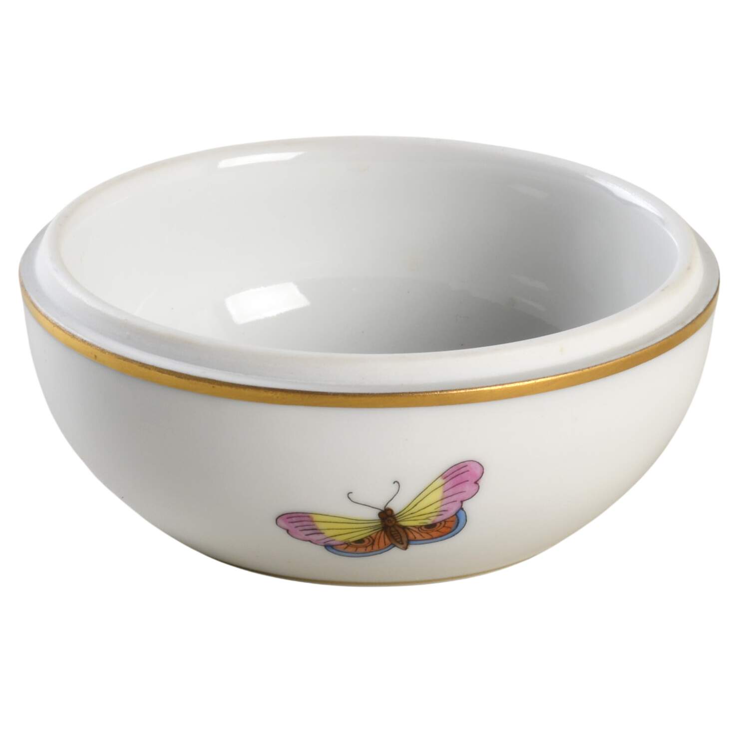 Rothschild Bird (RO) Bonbonniere with Dolphin, No Lid by Herend-1