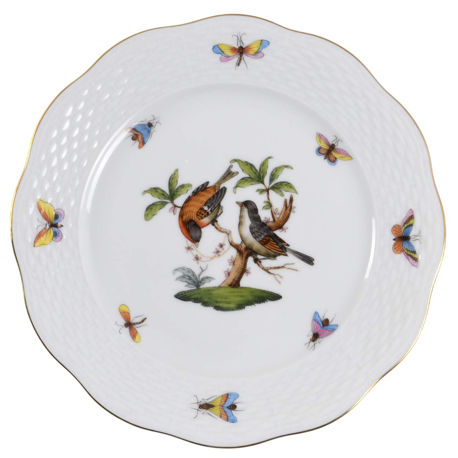 Rothschild Bird (RO) Salad Plate by Herend-1