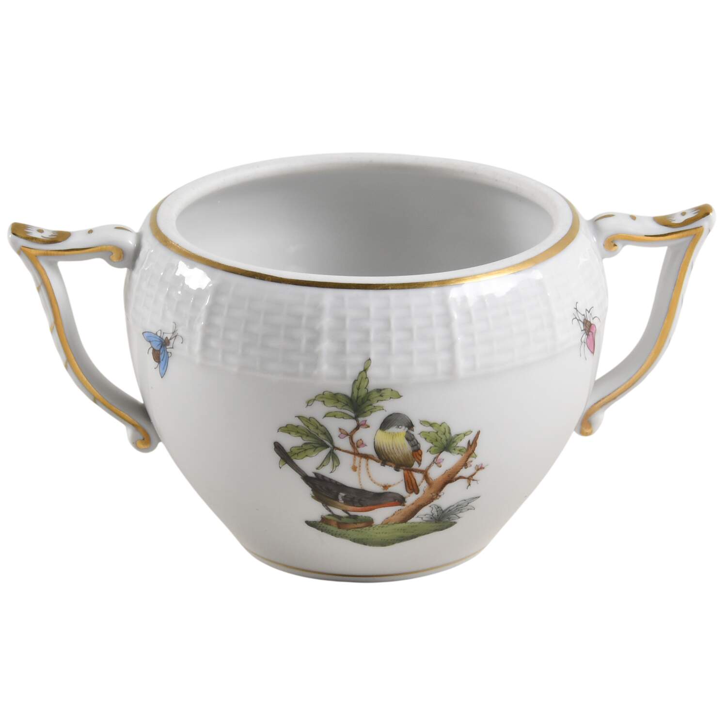 Rothschild Bird (RO) Sugar Bowl No Lid by Herend-1