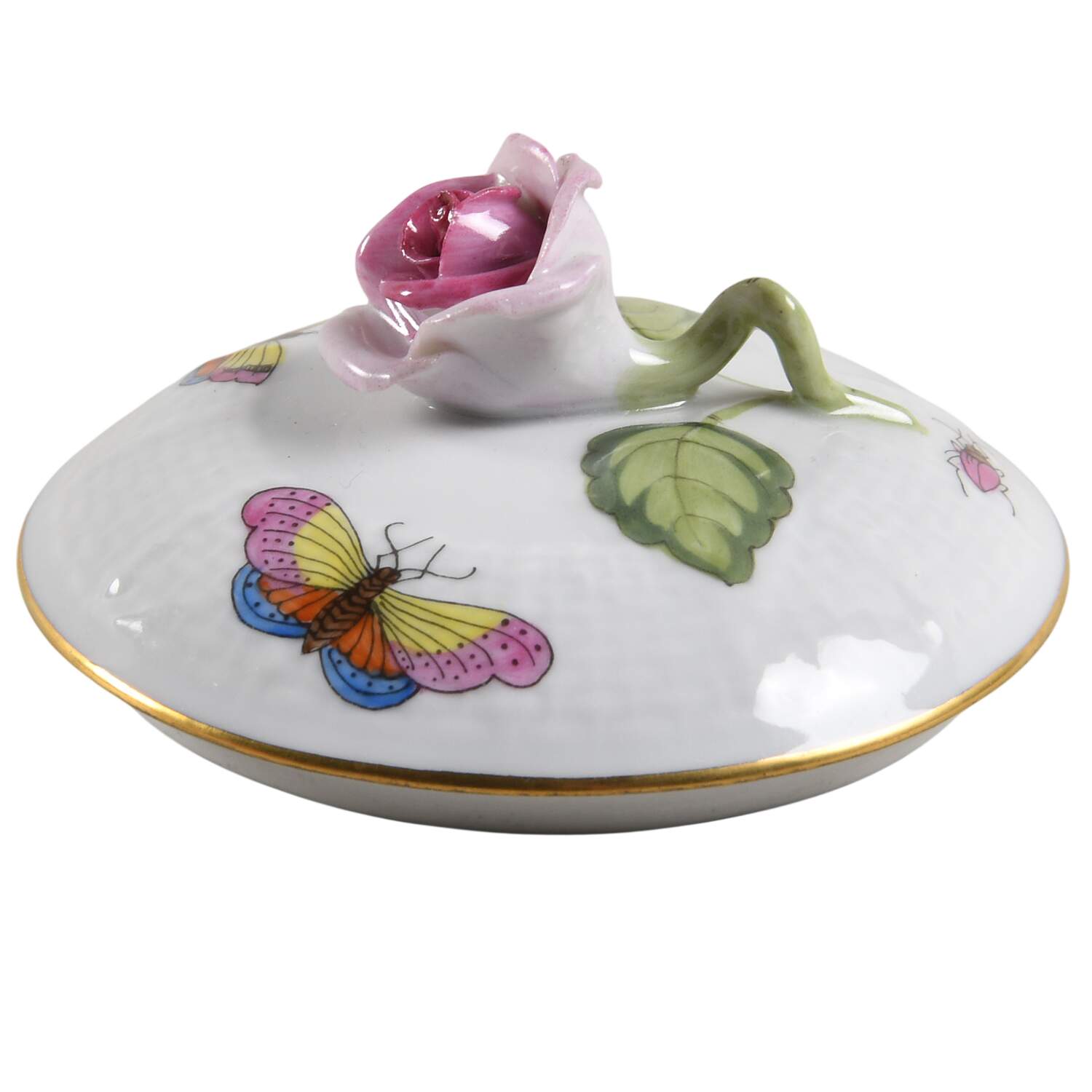 Rothschild Bird (RO) Lid for Sugar Bowl by Herend-1