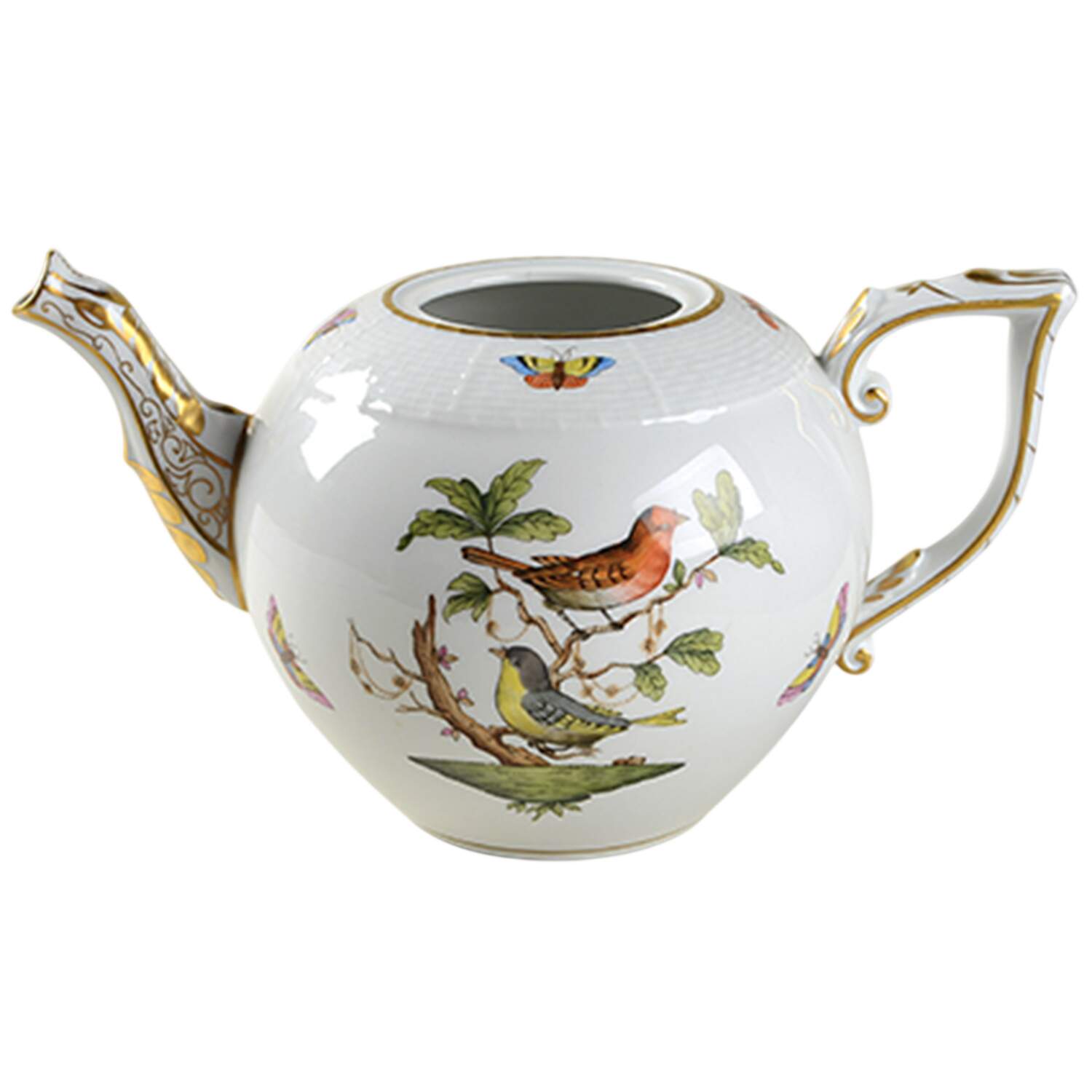 Rothschild Bird (RO) Teapot No Lid by Herend-1