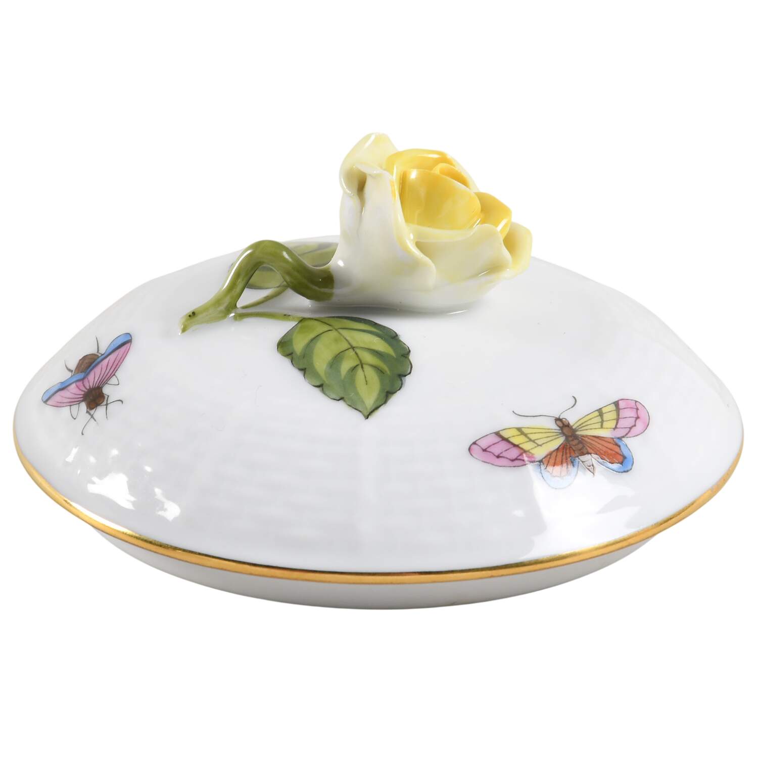 Rothschild Bird (RO) Lid for Sugar Bowl by Herend-1