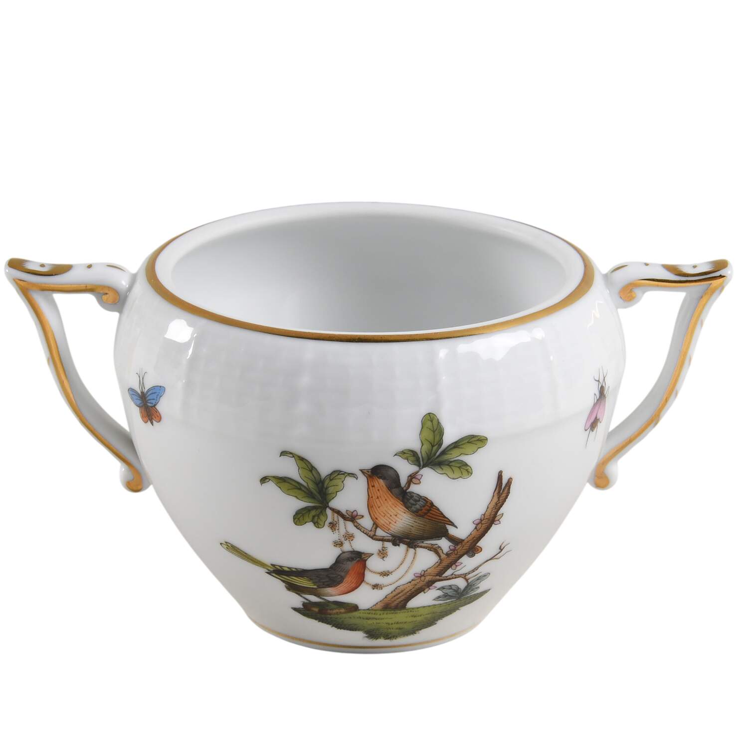 Rothschild Bird (RO) Sugar Bowl No Lid by Herend-1