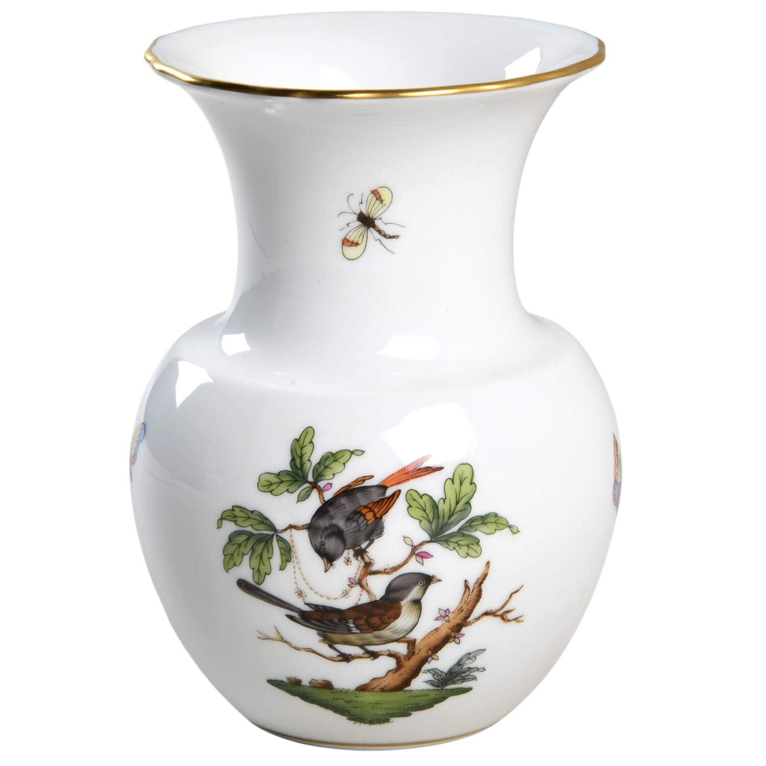 Rothschild Bird (RO) 5" Vase by Herend-1