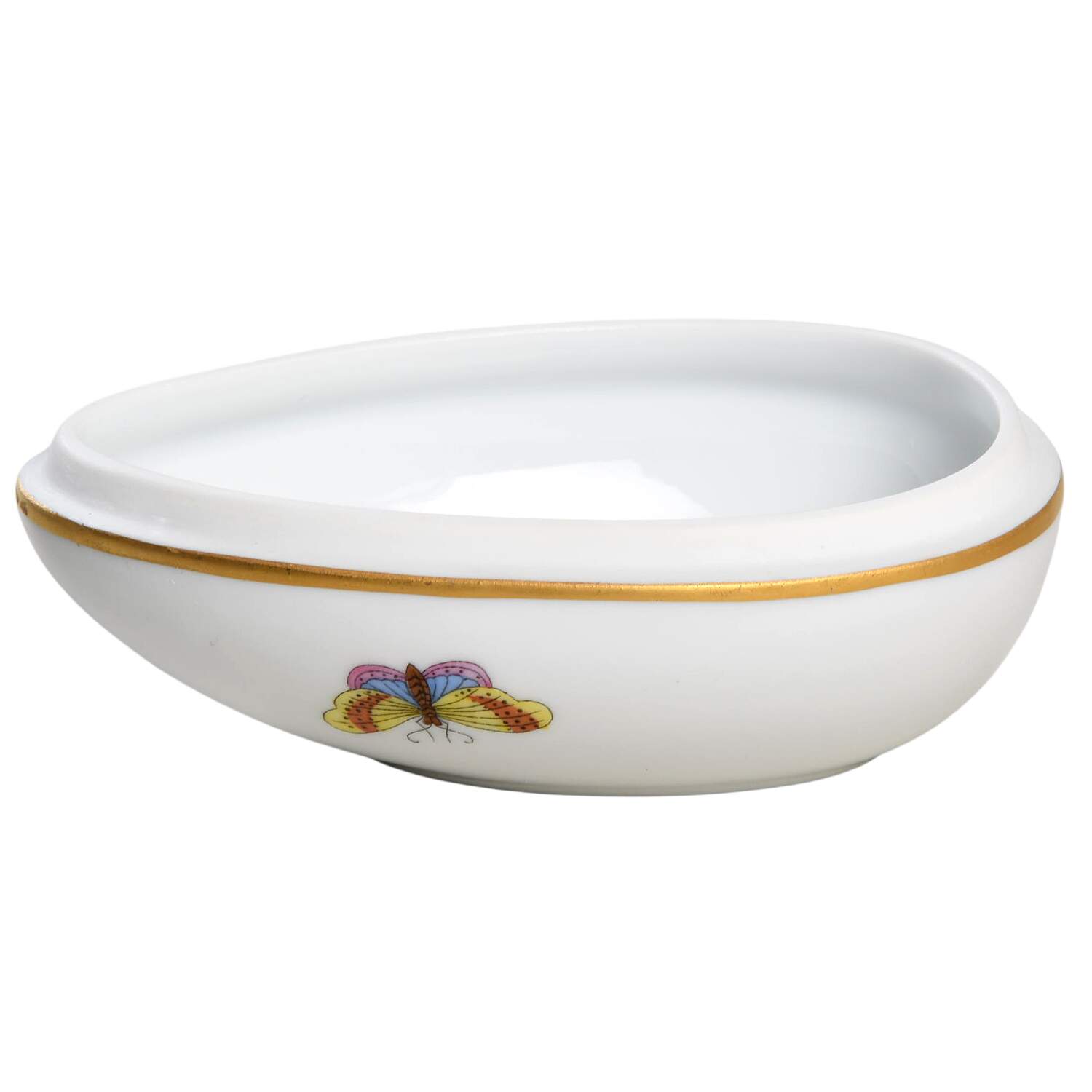 Rothschild Bird (RO) 4" Egg Box No Lid by Herend-1