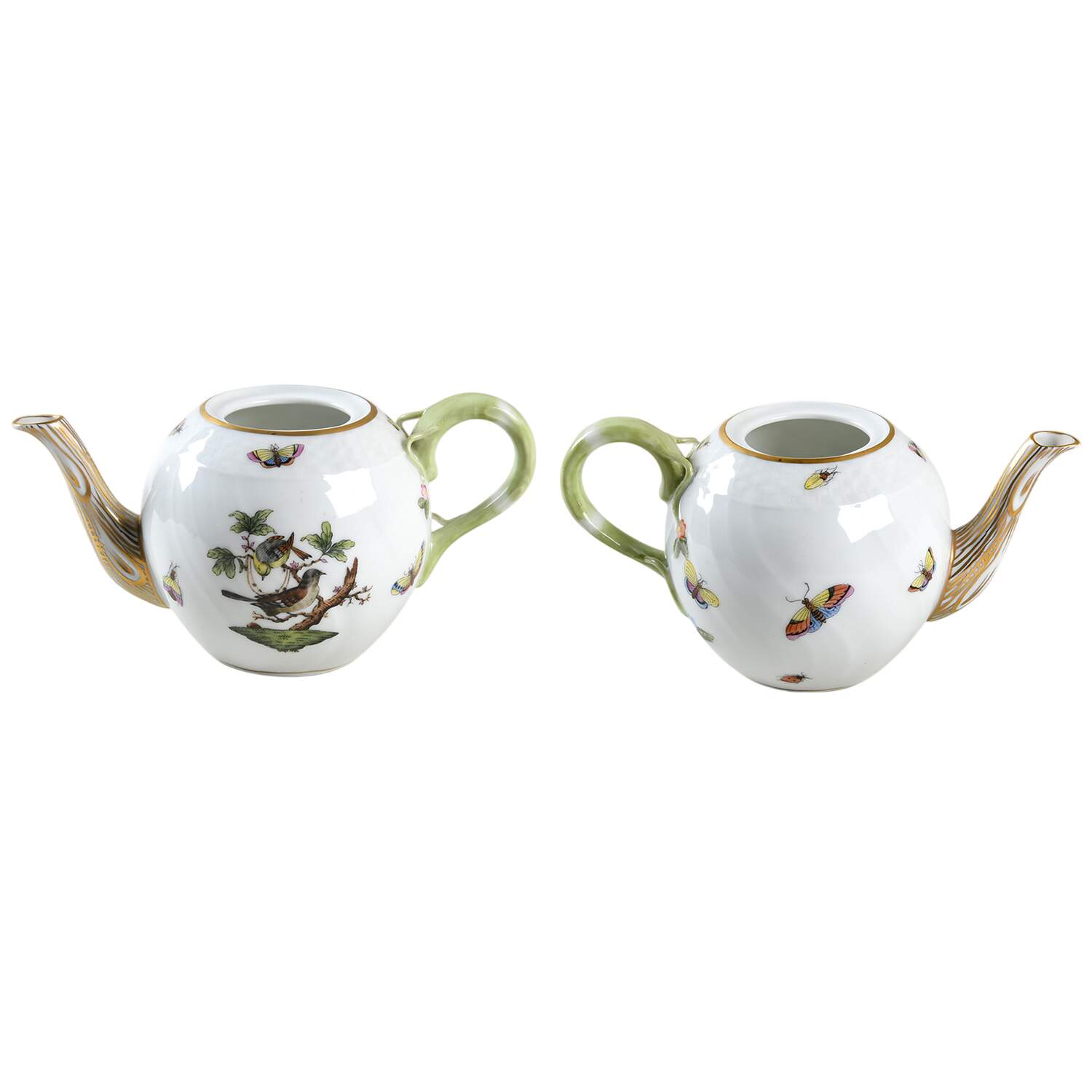 Rothschild Bird (RO) Individual Teapot No Lid by Herend-1