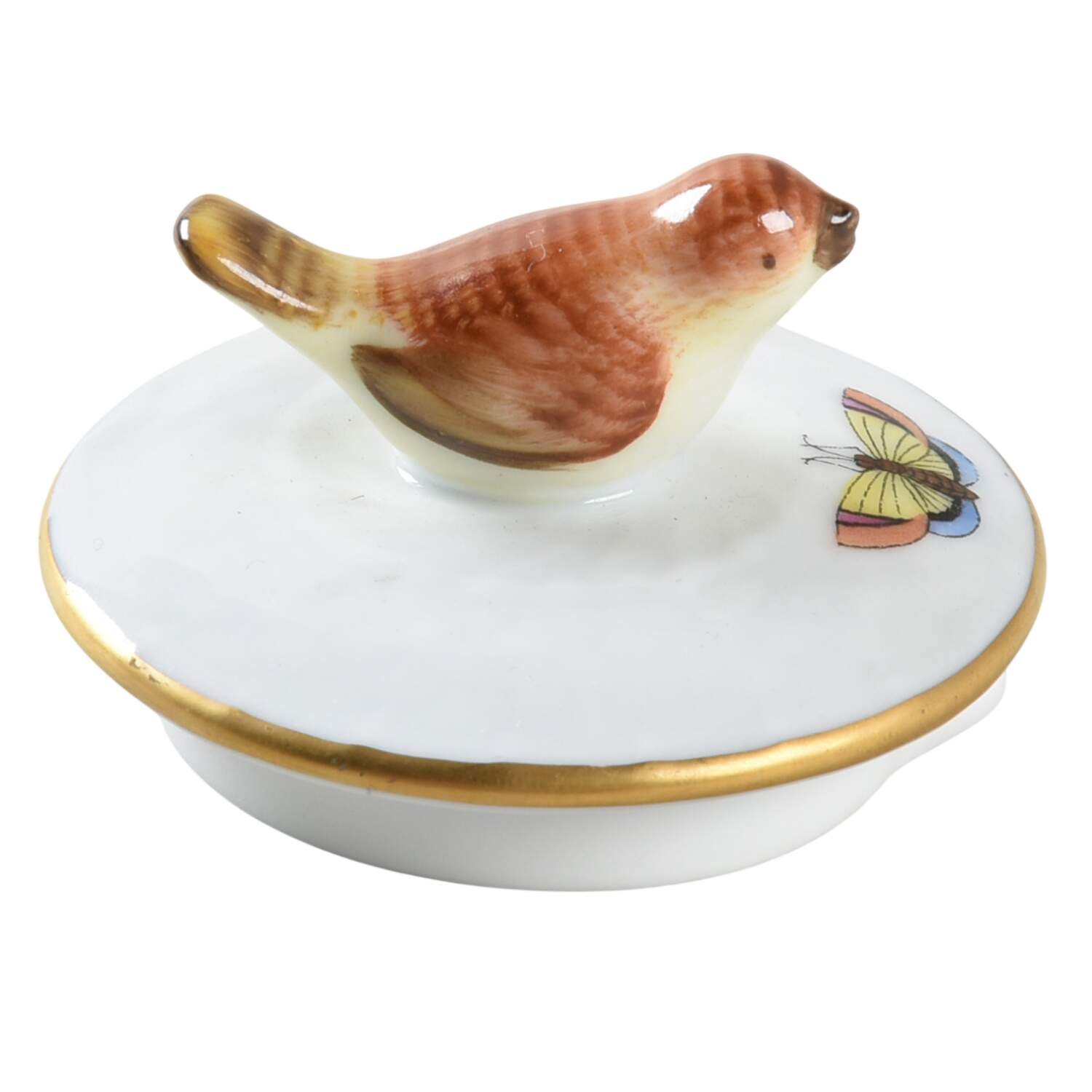 Rothschild Bird (RO) Lid for Individual Teapot by Herend-1
