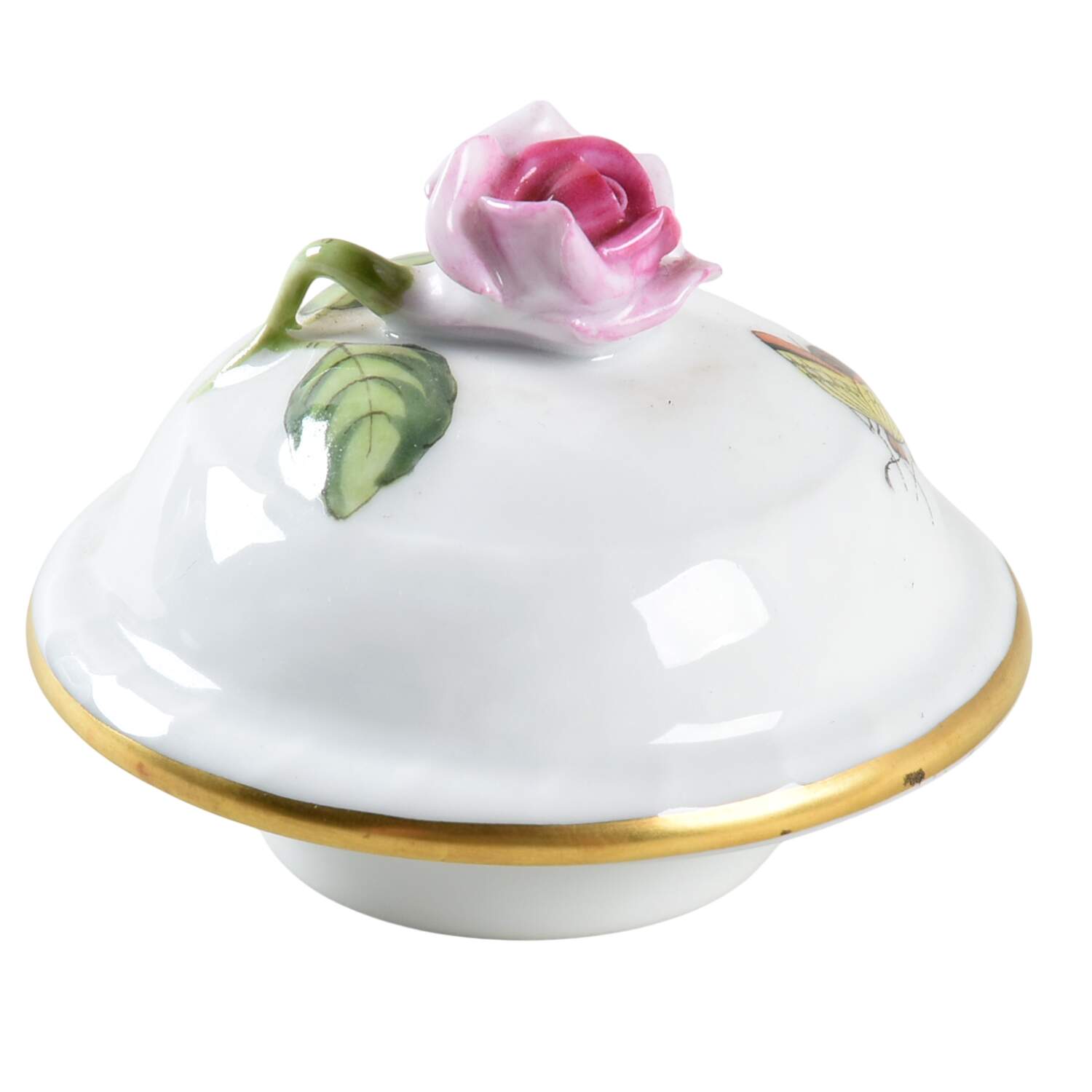 Rothschild Bird (RO) Lid for Individual Coffee Pot by Herend-1