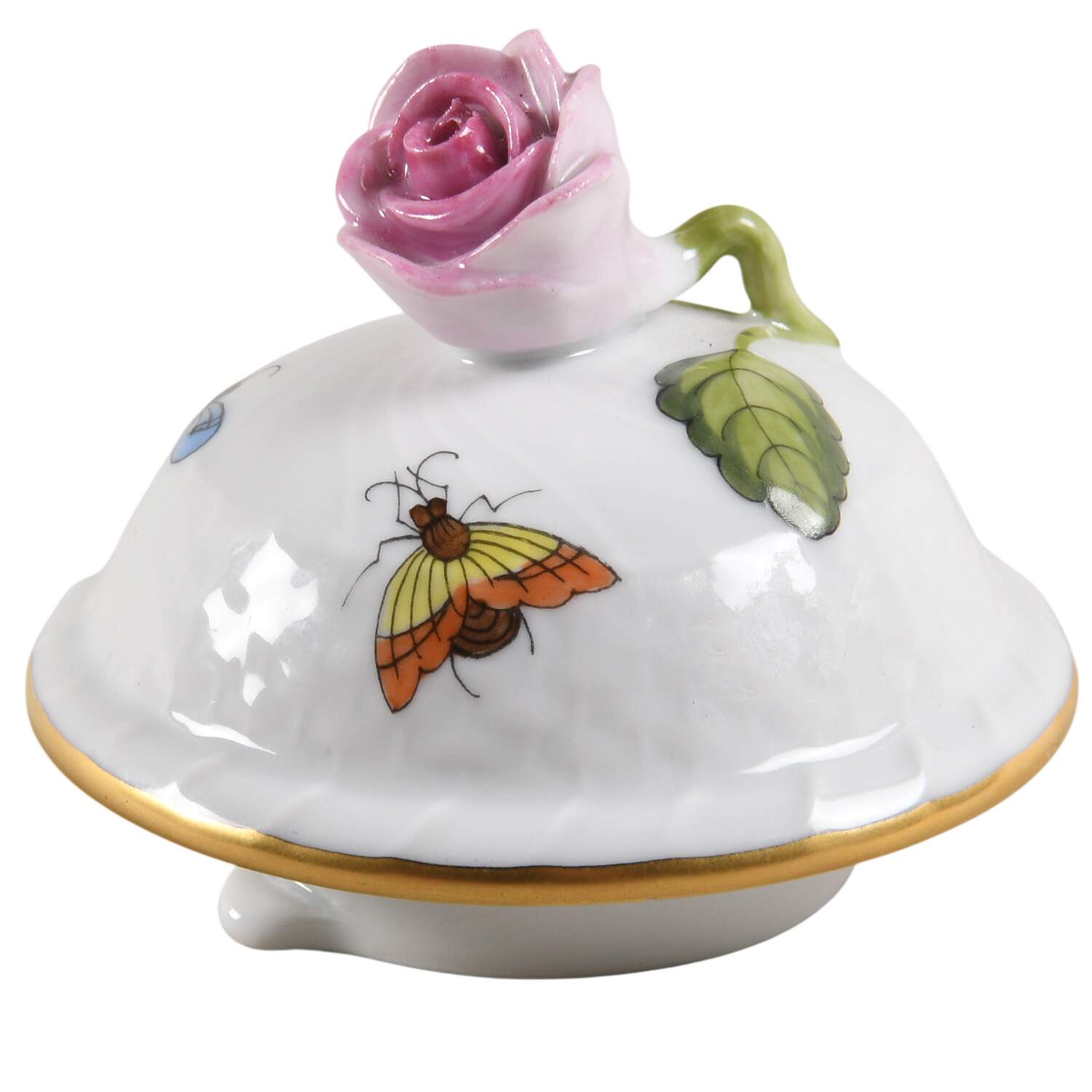 Rothschild Bird (RO) Lid for Mini Coffee Pot by Herend-1