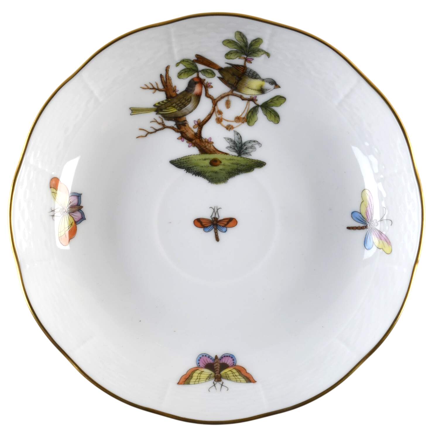 Rothschild Bird (RO) Saucer for Chocolate Cup by Herend-1