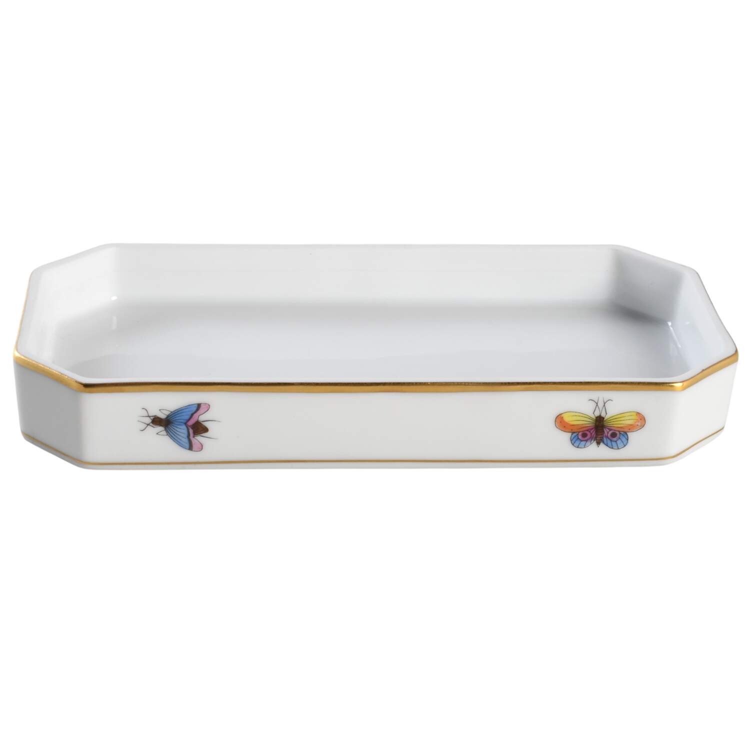 Rothschild Bird (RO) Oblong Box No Lid by Herend-1