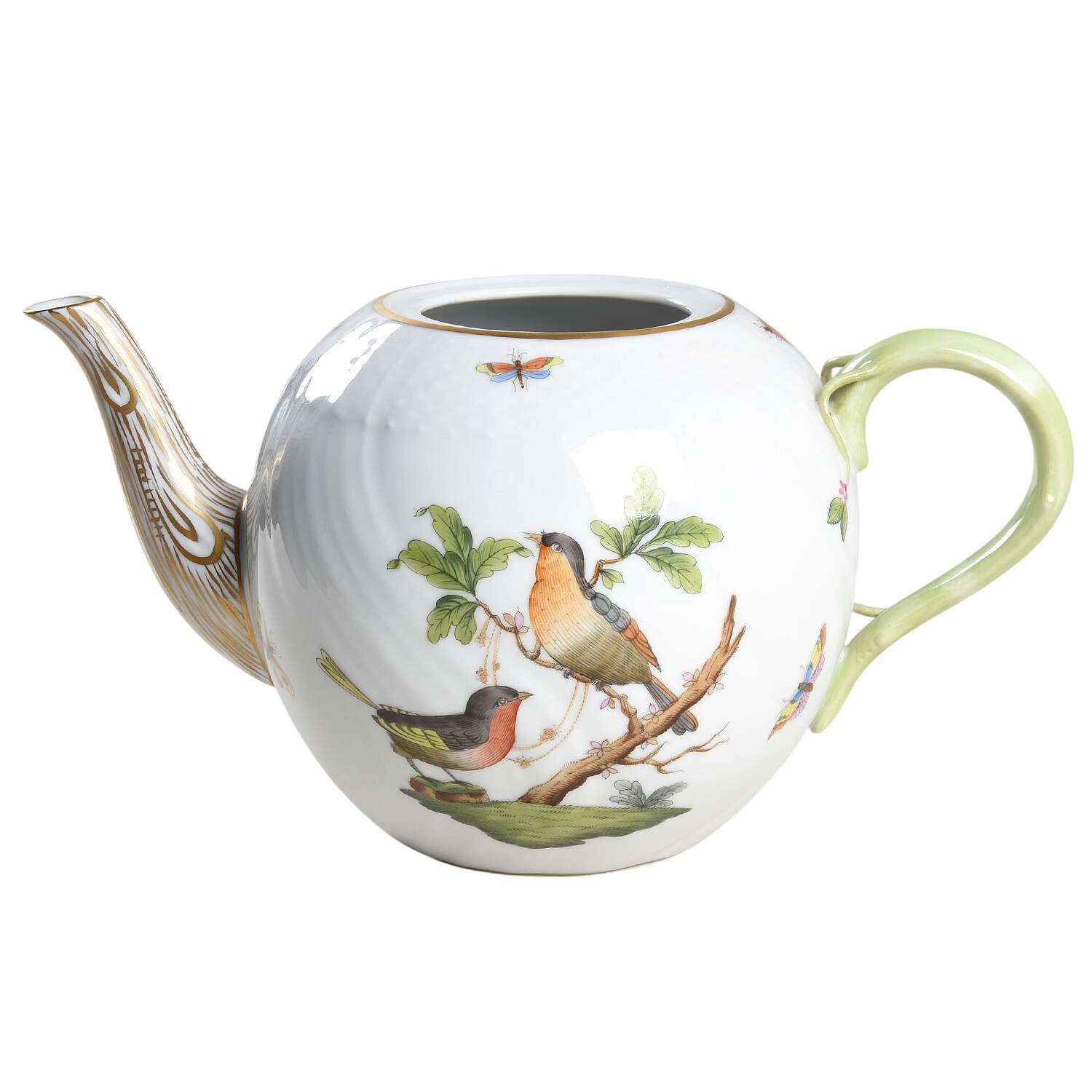 Rothschild Bird (RO) Teapot No Lid by Herend-1