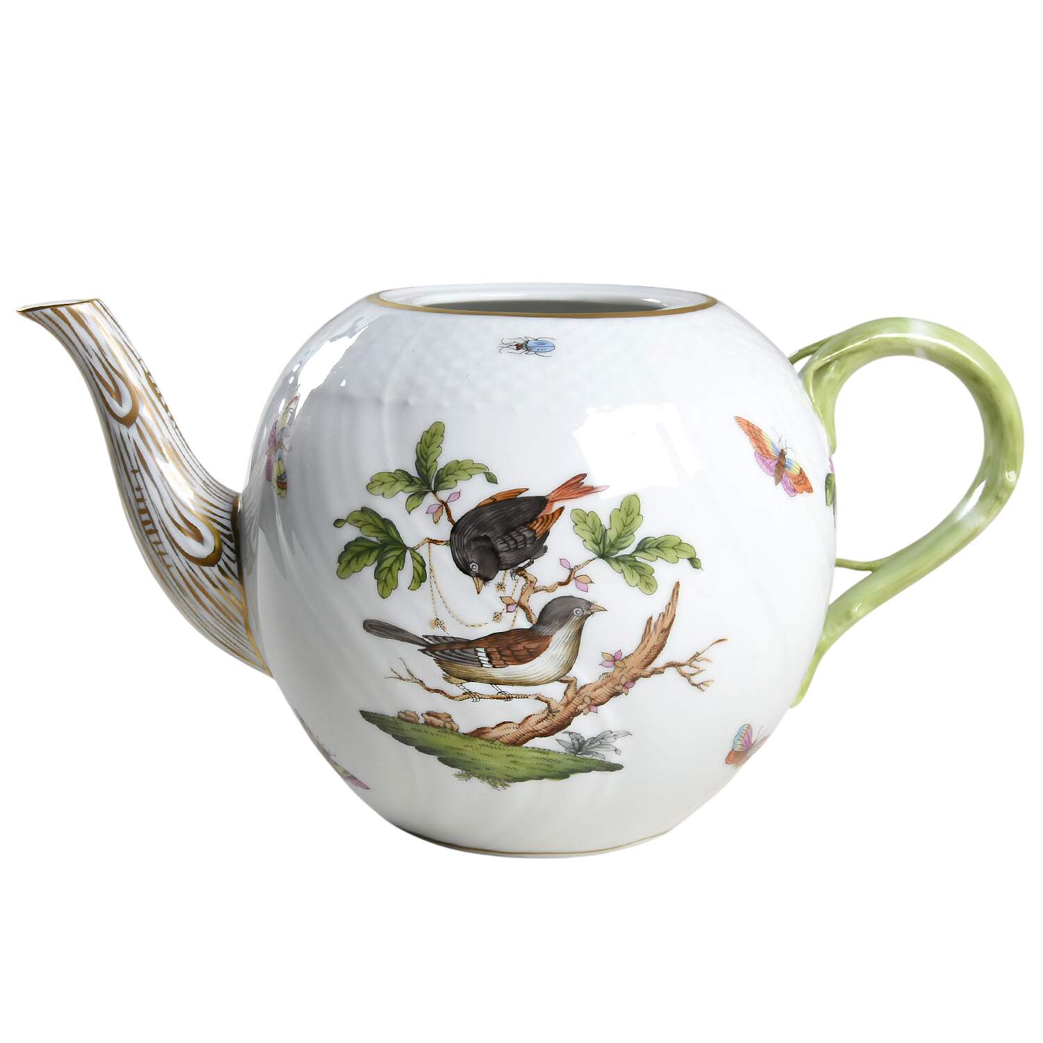Rothschild Bird (RO) Teapot No Lid by Herend-1