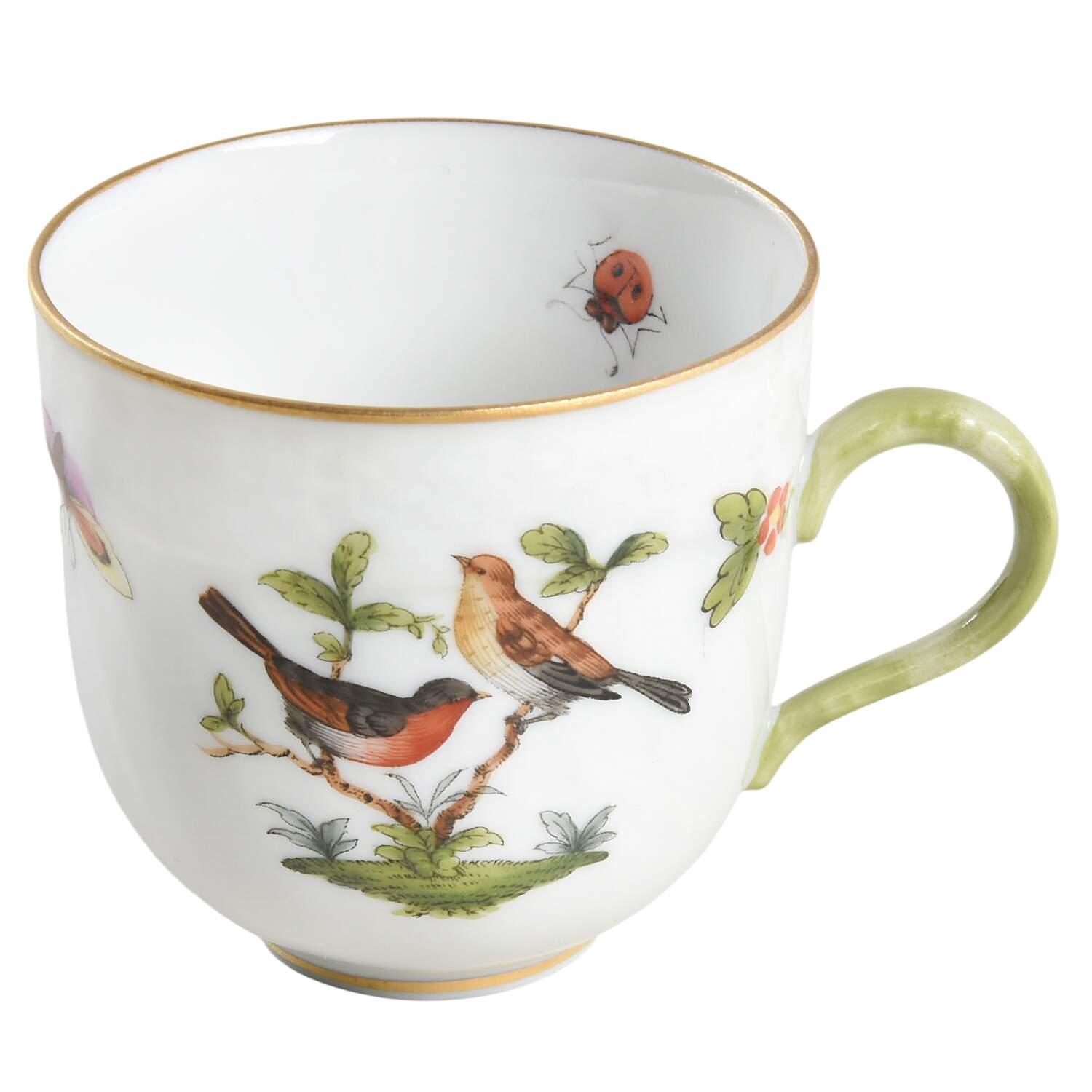 Rothschild Bird (RO) Flat Demitasse Cup by Herend-1