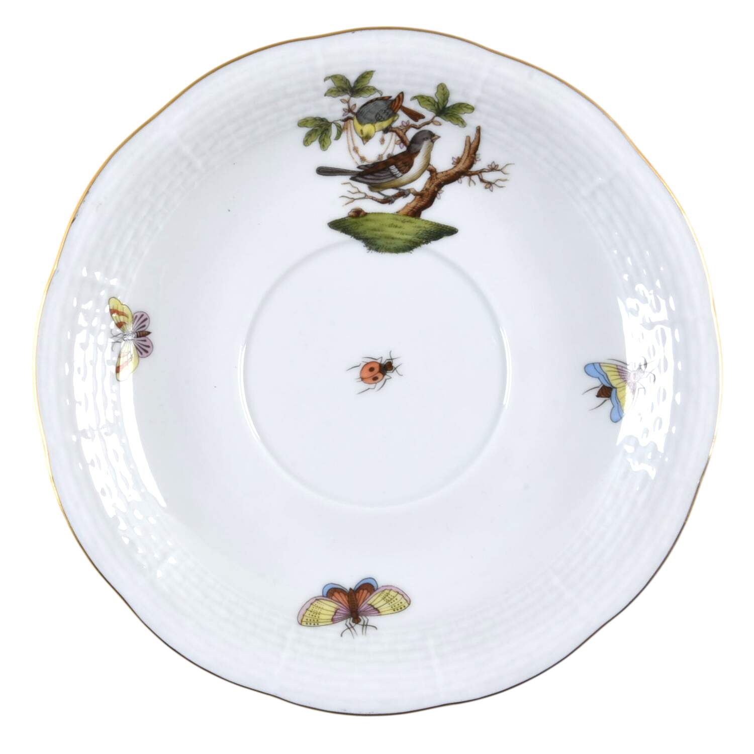 Rothschild Bird (RO) Saucer for Footed Cream Soup Bowl by Herend-1